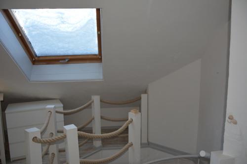 Ruang duduk di Ferienhaus Winterberg