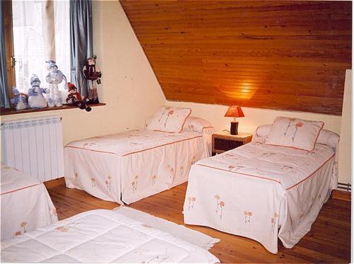Postel nebo postele na pokoji v ubytování Casa Aranesa