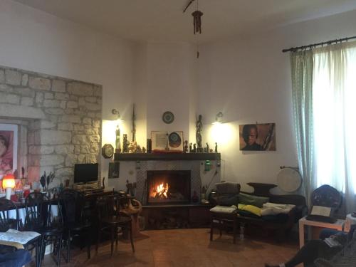 Posezení v ubytování Casa delle Fate