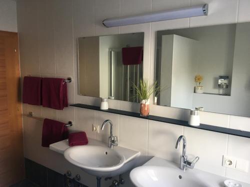 Bilik mandi di Appartements Birnbaumer