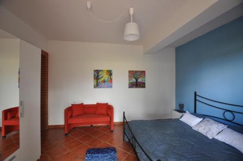 En eller flere senge i et værelse på Etna tra le Querce