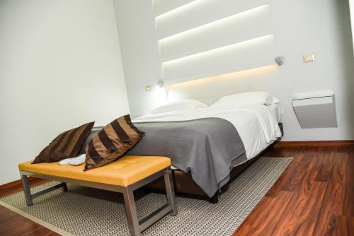 Grand hotel irpinia & Family SPAにあるベッド