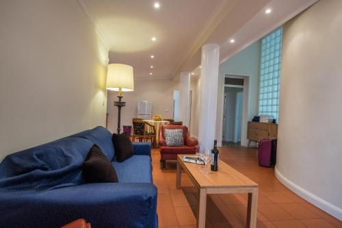 Χώρος καθιστικού στο Apartments Madeira
