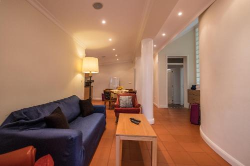 Χώρος καθιστικού στο Apartments Madeira