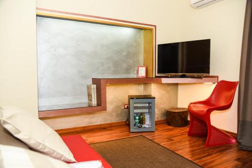 Grand hotel irpinia & Family SPAにあるテレビまたはエンターテインメントセンター