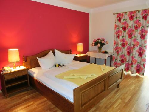 Posteľ alebo postele v izbe v ubytovaní Hotel Posthof