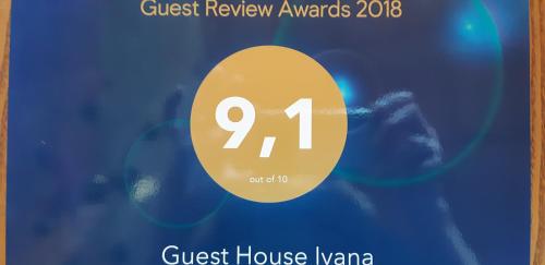 Sijil, anugerah, tanda atau dokumen lain yang dipamerkan di Apartments and Rooms Ivana