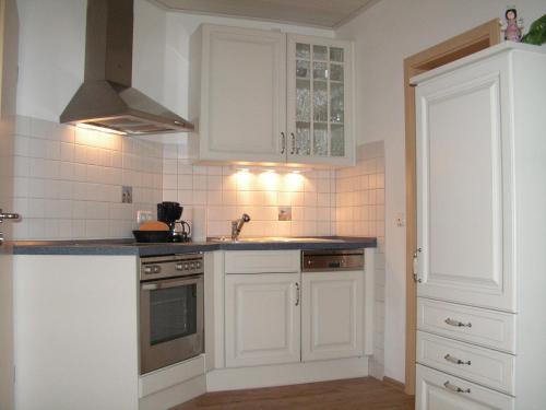 Dapur atau dapur kecil di Ferienappartements Bernhart