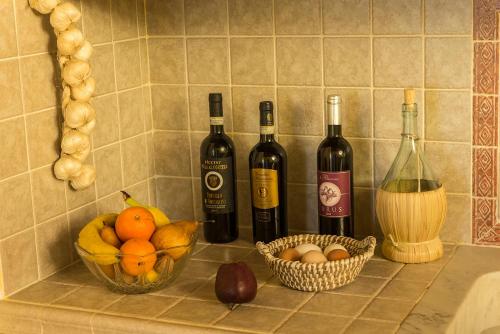Nápoje v ubytování Agriturismo Pratovalle