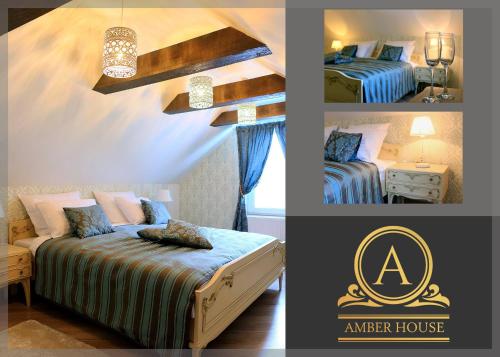 A bed or beds in a room at Amber House