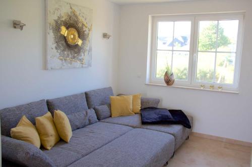 Et opholdsområde på Ferienhaus Tobias