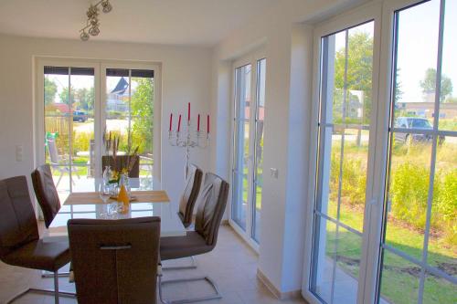 Et opholdsområde på Ferienhaus Tobias