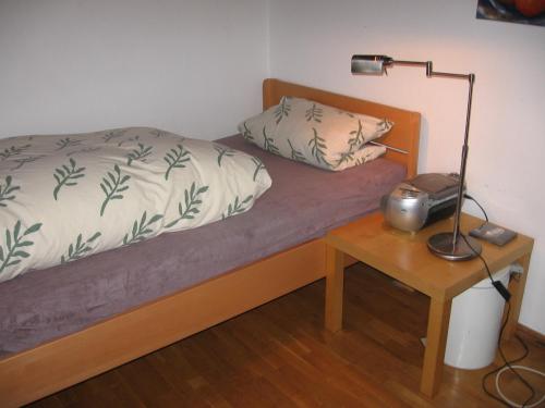 Säng eller sängar i ett rum på Gereutweg 18
