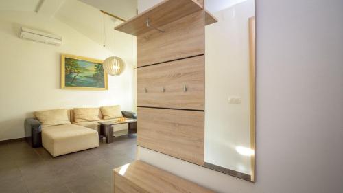 Khu vực ghế ngồi tại Apartment Medulin