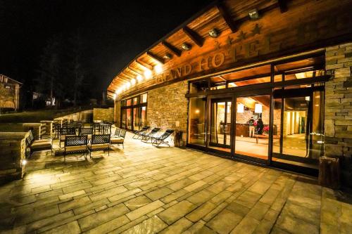 Χώρος καθιστικού στο Chaberton Lodge & Spa