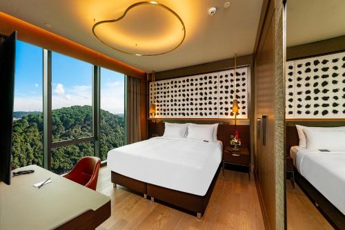 Radisson Collection Hotel, Vadistanbulにあるベッド