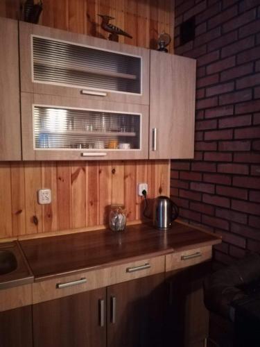 Η κουζίνα ή μικρή κουζίνα στο Sielanka Dąbrowa
