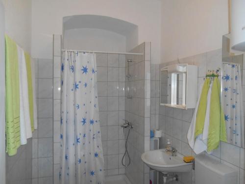 Kúpeľňa v ubytovaní Rajan Apartman