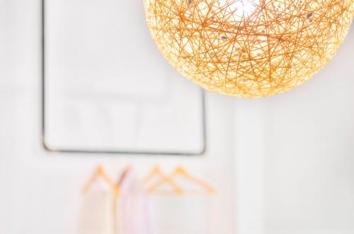 a chart with three hangers and a ball at Maryflower Premium Apartments Piraeus in Piraeus
