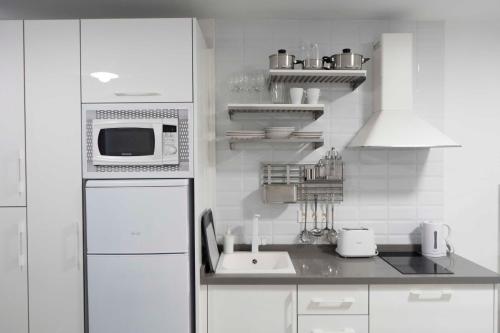 Cuisine ou kitchenette dans l'établissement Céntrico Apartamento cerca de la PLAYA