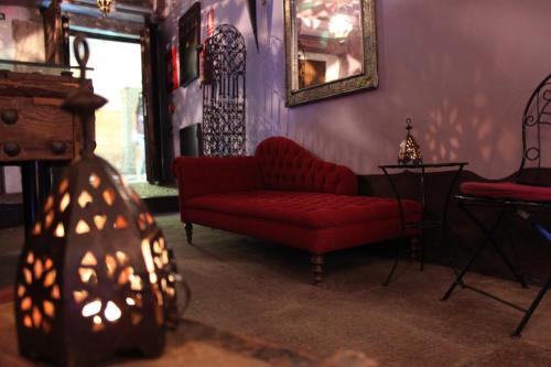 Гостиная зона в Hotel la Boheme