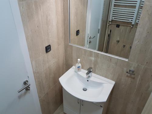 Koupelna v ubytování Apartman Simić 2