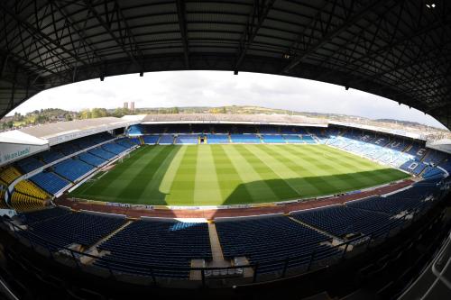 an aerial view of a soccer stadium at Clayton Hotel, Leeds in Leeds