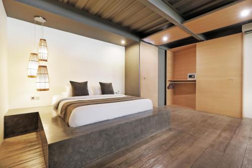 Ένα ή περισσότερα κρεβάτια σε δωμάτιο στο Clio Apartment