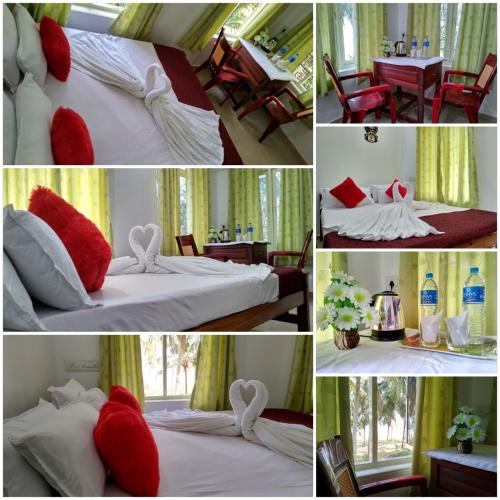 Ένα ή περισσότερα κρεβάτια σε δωμάτιο στο Blue Birds Homestay