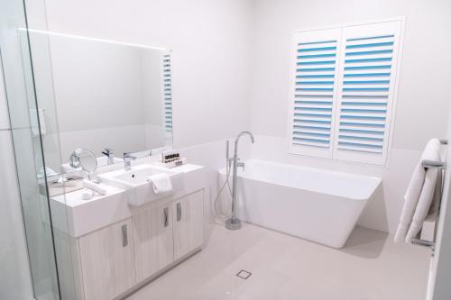 Un baño de Cape Lodge