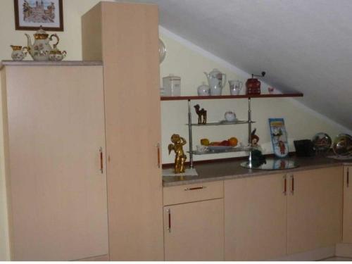 Una cocina o cocineta en Land des Friedens in Nettersheim / Eifel