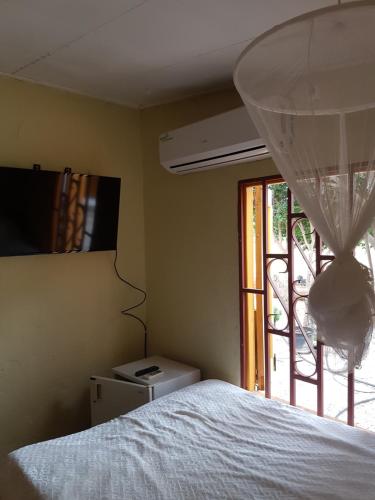 Katil atau katil-katil dalam bilik di Villa Chichila