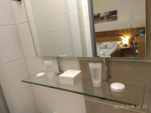 Koupelna v ubytování Prázdninový dům Na Panorámě