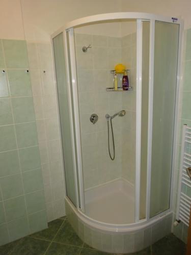 Koupelna v ubytování Apartmán Kvapil Lipová-lázně