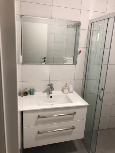 Koupelna v ubytování Apartman Petar