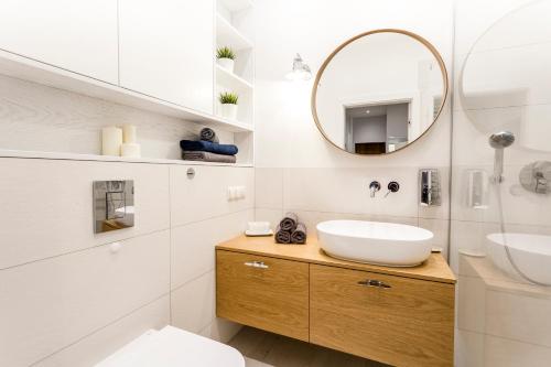 Koupelna v ubytování Saltwater Apartment