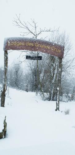 冬のLodges des grands crusの様子