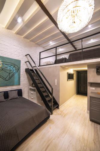 Cama o camas de una habitación en MoHo L