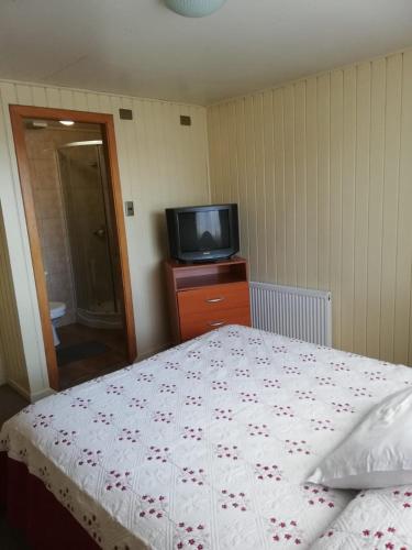 Postel nebo postele na pokoji v ubytování Hostal El mirador 2