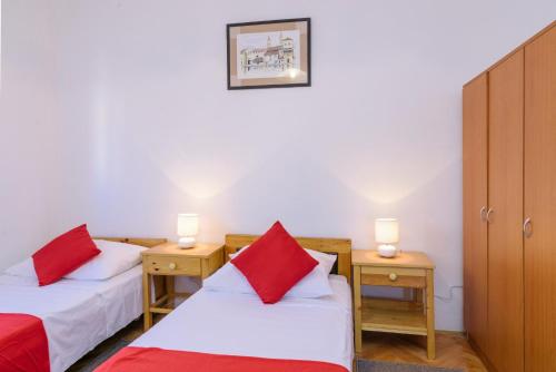 Postelja oz. postelje v sobi nastanitve Apartment "Duma"