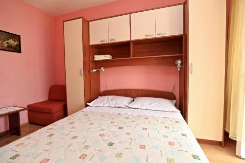 Cama o camas de una habitación en Apartments Mate Slavic