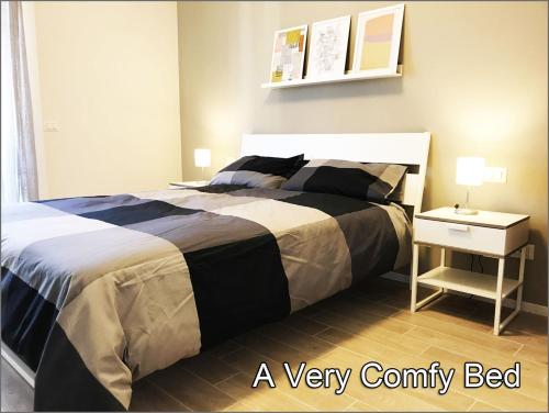 Ένα ή περισσότερα κρεβάτια σε δωμάτιο στο Giuly'S House Cozy & Comfy Apartment in Rome ....Real Rome !!!