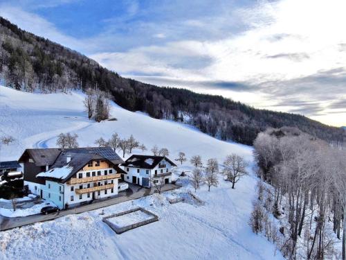 Panoramahof Manzberg v zimě