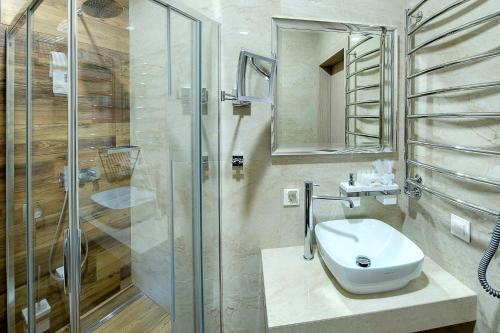 Ванная комната в Chalet BFamilyHouse Bukovel