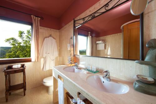 Koupelna v ubytování Hotel Katxi