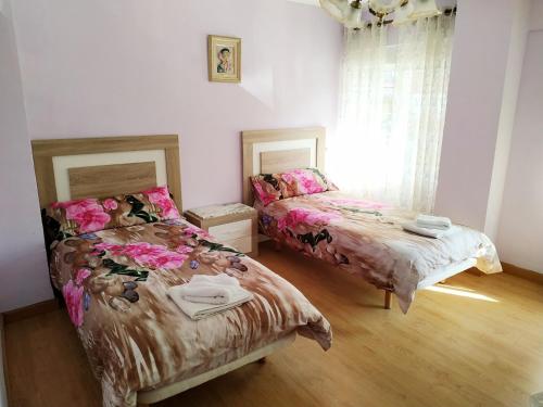 a bedroom with two beds and a window at Apartment in Valencia in Valencia