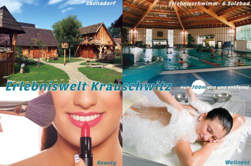 Bazén v ubytování Ferienwohnung "Am Kletterfelsen" nebo v jeho okolí