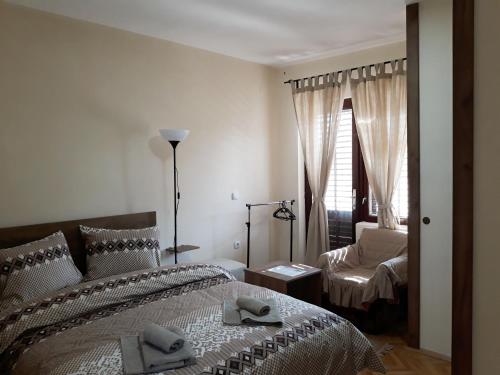 Säng eller sängar i ett rum på Villa Domina
