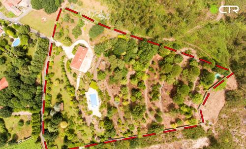 Landskap semula jadi dekat dengan vila ini
