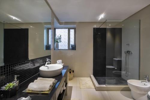 Een badkamer bij Chez Maya
